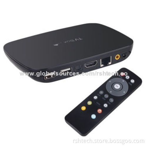 Quad-core Android TV Box, 4K, 2GB DDR3, 8GB NAND Flash, Supports XBMC and Miracast